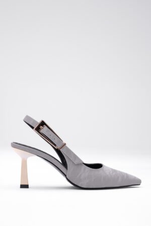 Mary Laila Kadife Dokulu Tokalı Zarif Ayakkabı