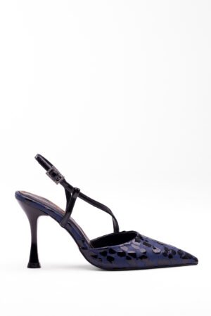 Alternative view of Mary Yılan Desenli Kadın Topuklu Ayakkabı