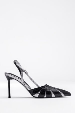 Mary Hygge Yılan Desenli Kadın Stiletto