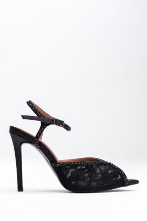 Alternative view of Mary Kristal Taşlı Dantel Kadın Ayakkabı