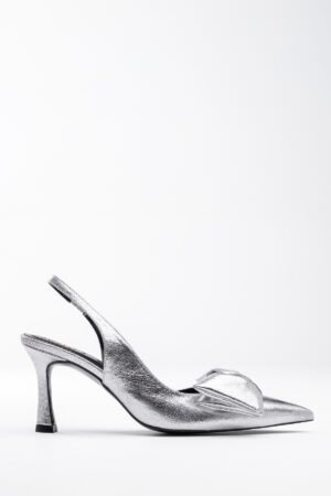 Mary İncili ve Kristalli Dantel İşlemeli Ayakkabı