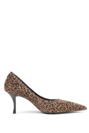 Alternative view of Mary Leopar Desenli Sivri Burun Stiletto