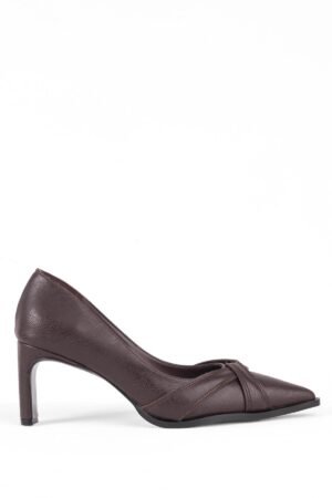 Alternative view of Mary Cross Bant Detaylı Sivri Burun Stiletto